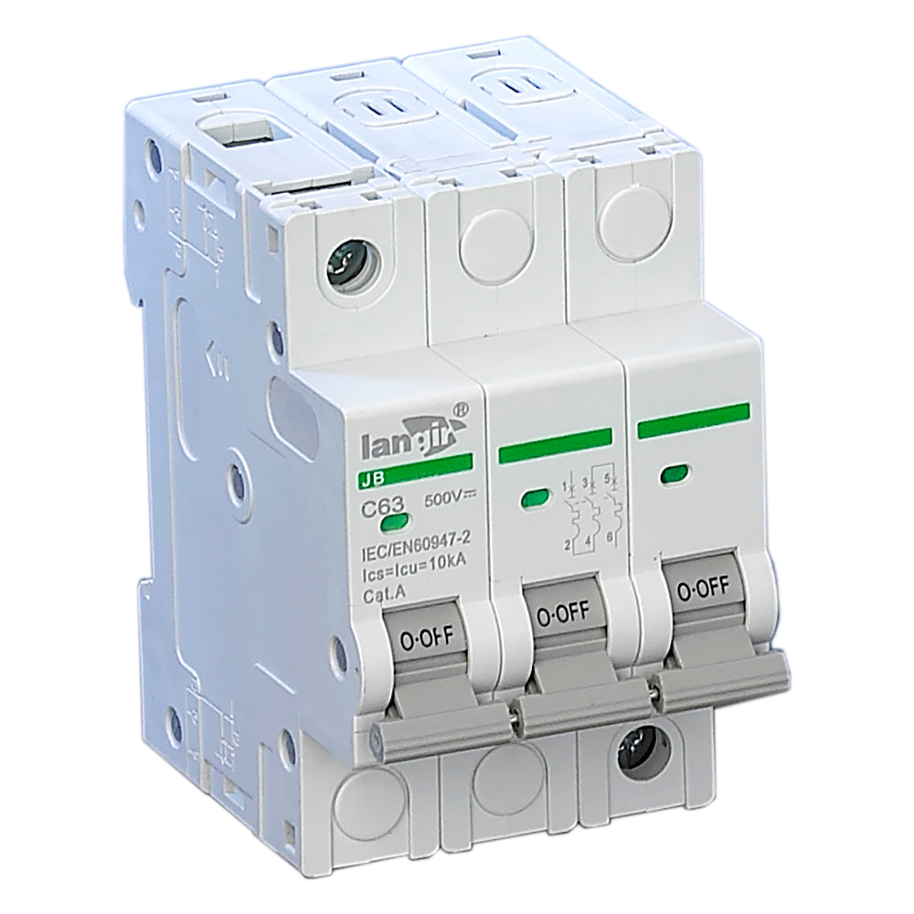 3P DC Circuit Breaker - Miniature Circuit Breakers for DC and Solar Generation