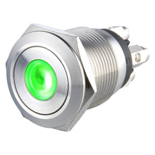 Load image into Gallery viewer, 19mm Micro-trip Illuminated Anti Vandal Switch - 1NO Momentary - Screw Terminal