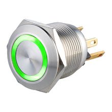 Load image into Gallery viewer, 19mm Micro-trip Illuminated Anti Vandal Switch - 1NO Momentary - Pin Terminal(2.8x0.8mm)