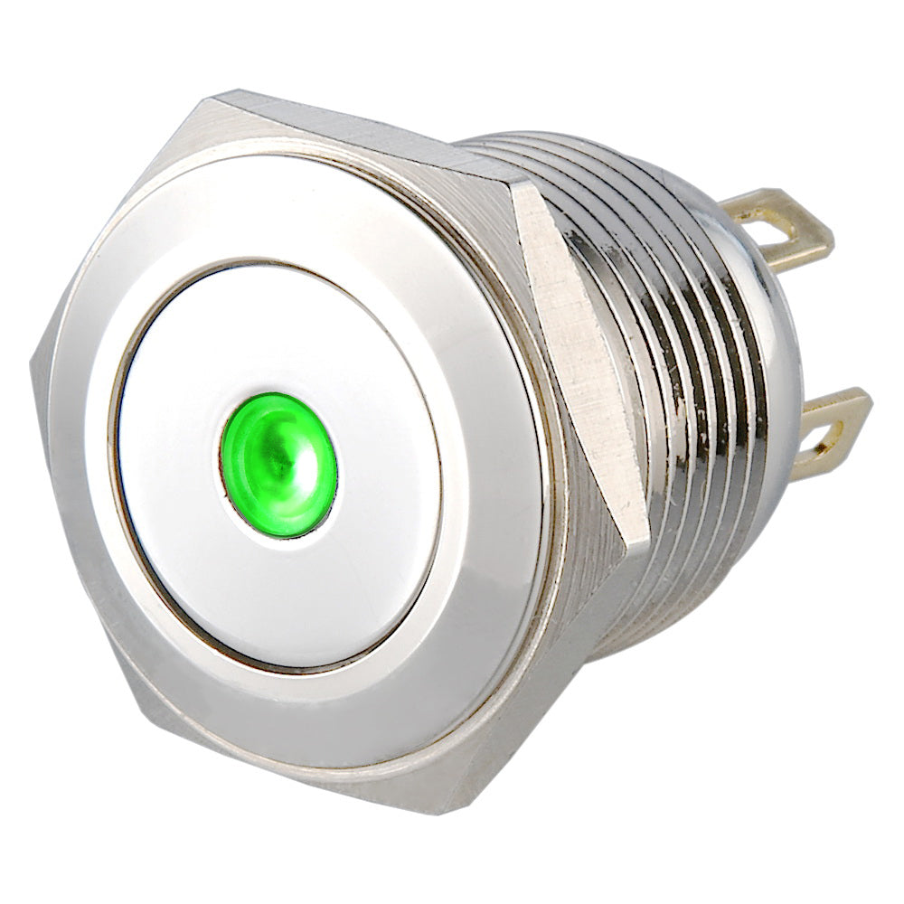 LS16(16mm) Pin Terminal 2A48VDC 1NO Dot Illuminated Anti Vandal Push Button Switch