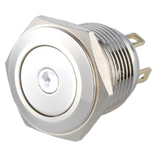 Load image into Gallery viewer, LS16(16mm) Pin Terminal 2A48VDC 1NO Dot Illuminated Anti Vandal Push Button Switch