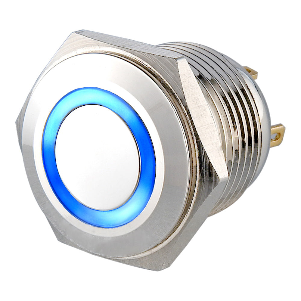 Ls16(16MM)  2A48VDC 1NO Ring Illuminated Anti Vandal Switch - Pin Terminal(2.8x0.5mm)