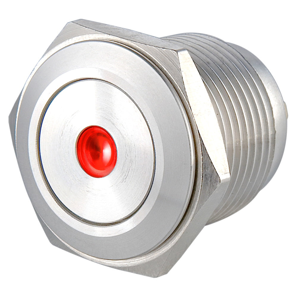 LS16(16mm) Pin Terminal 2A48VDC 1NO Dot Illuminated Anti Vandal Push Button Switch