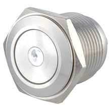 Load image into Gallery viewer, LS16(16mm) Pin Terminal 2A48VDC 1NO Dot Illuminated Anti Vandal Push Button Switch