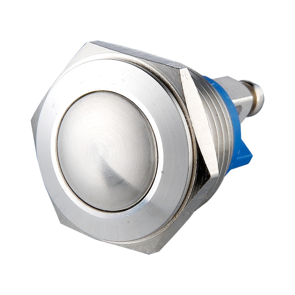 V16(16mm) Stainless Steel Anti Vandal Switch - 1NO Momentary