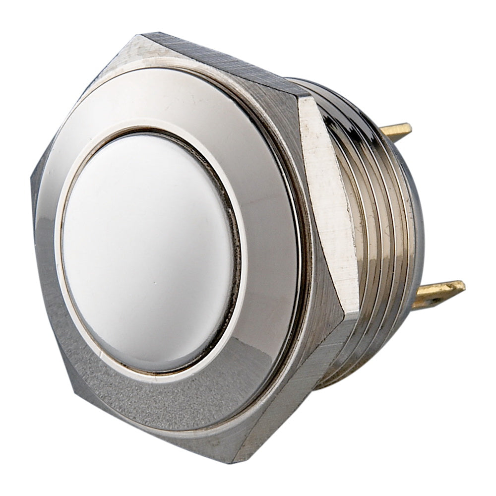 V16(16mm) Stainless Steel Anti Vandal Switch - 1NO Momentary