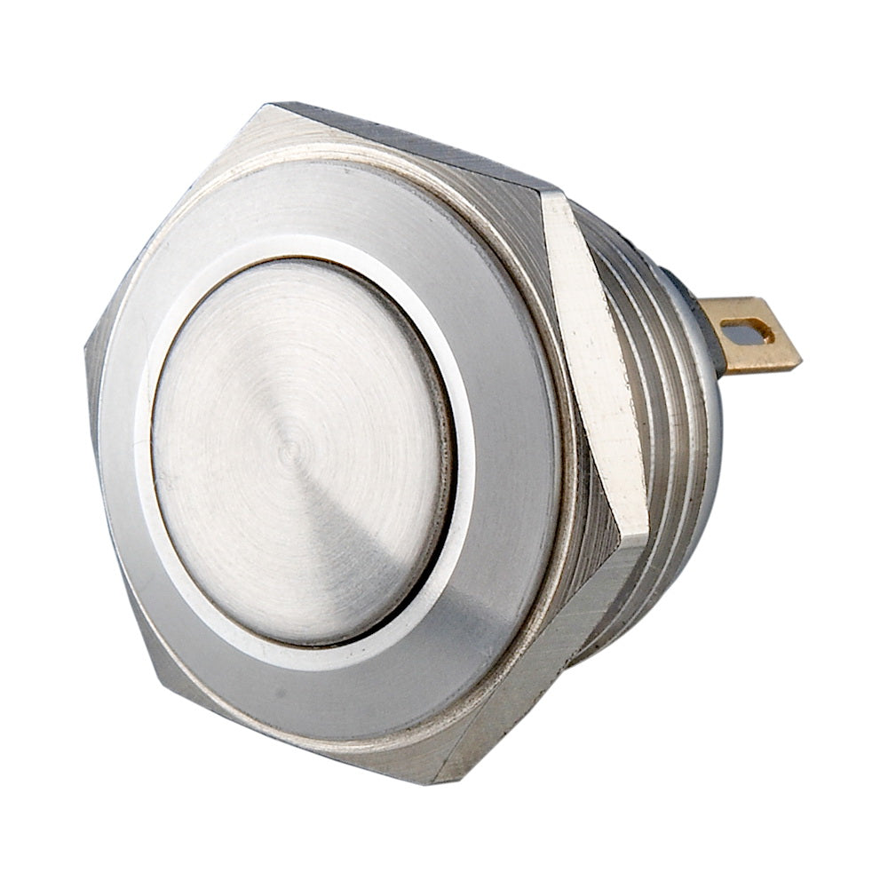 V16(16mm) Stainless Steel Anti Vandal Switch - 1NO Momentary