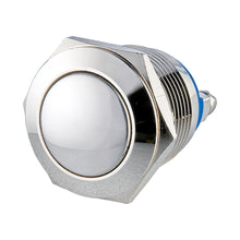 Load image into Gallery viewer, 19mm Nickel-plated Brass 2A 48VDC IP65 Anti Vandal Switch