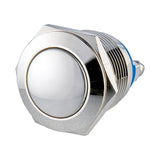 19mm Nickel-plated Brass 2A 48VDC IP65 Anti Vandal Switch