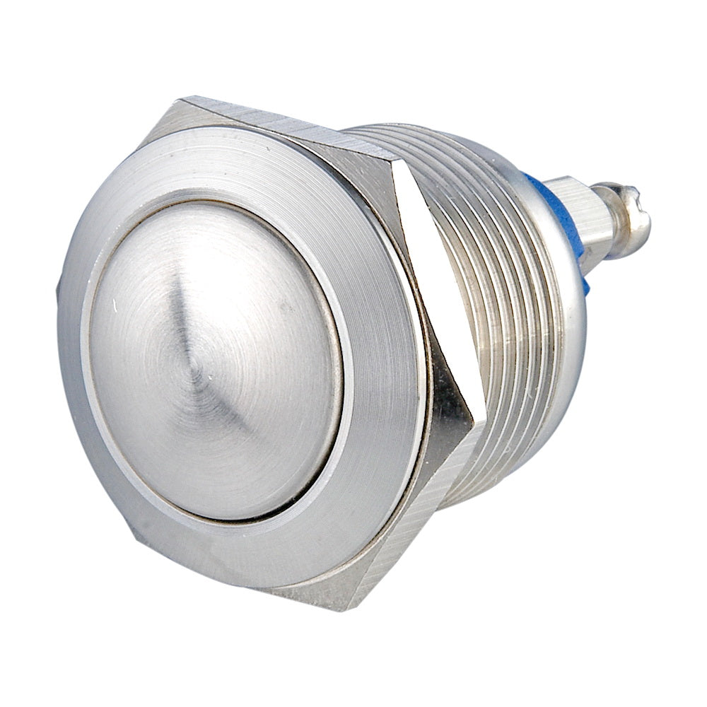 V19(19mm) Stainless Steel Anti Vandal Switch - 1NO Momentary