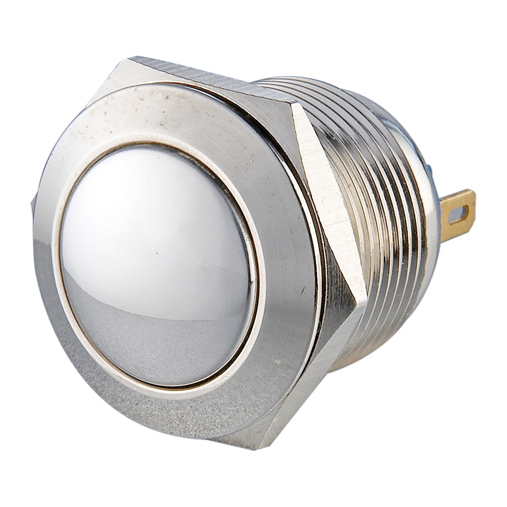 19mm Nickel-plated Brass 2A 48VDC IP65 Anti Vandal Switch