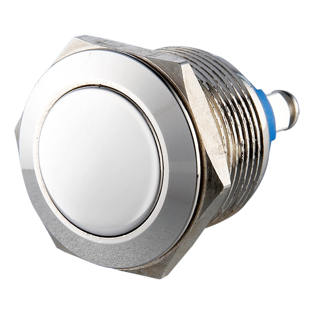 19mm Nickel-plated Brass 2A 48VDC IP65 Anti Vandal Switch