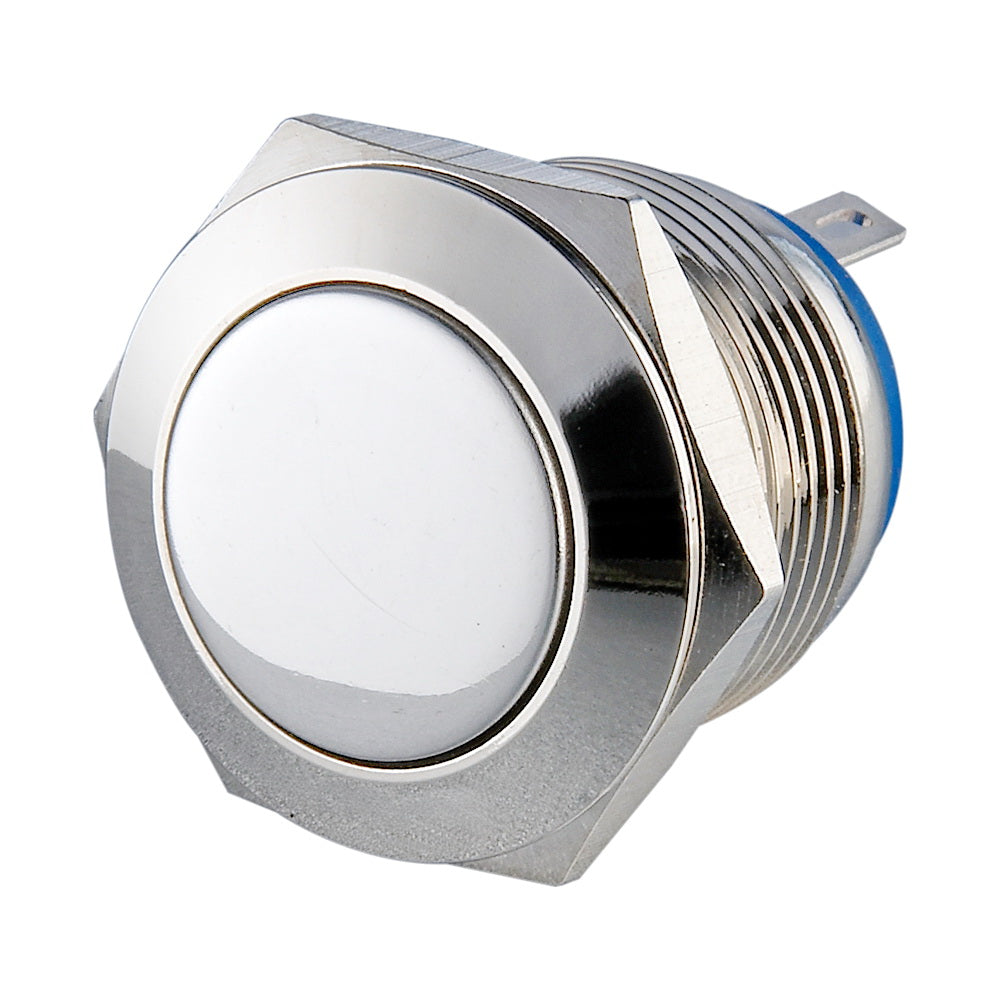 19mm Nickel-plated Brass 2A 48VDC IP65 Anti Vandal Switch