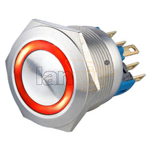 Load image into Gallery viewer, 22mm Ring Illuminated Anti Vandal Switch 1NO1NC