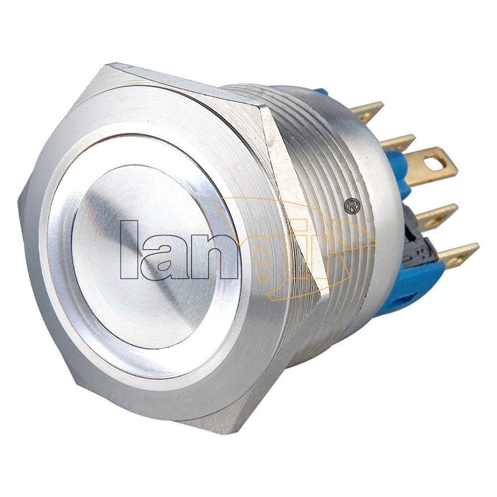 22mm Ring Illuminated Anti Vandal Switch 1NO1NC